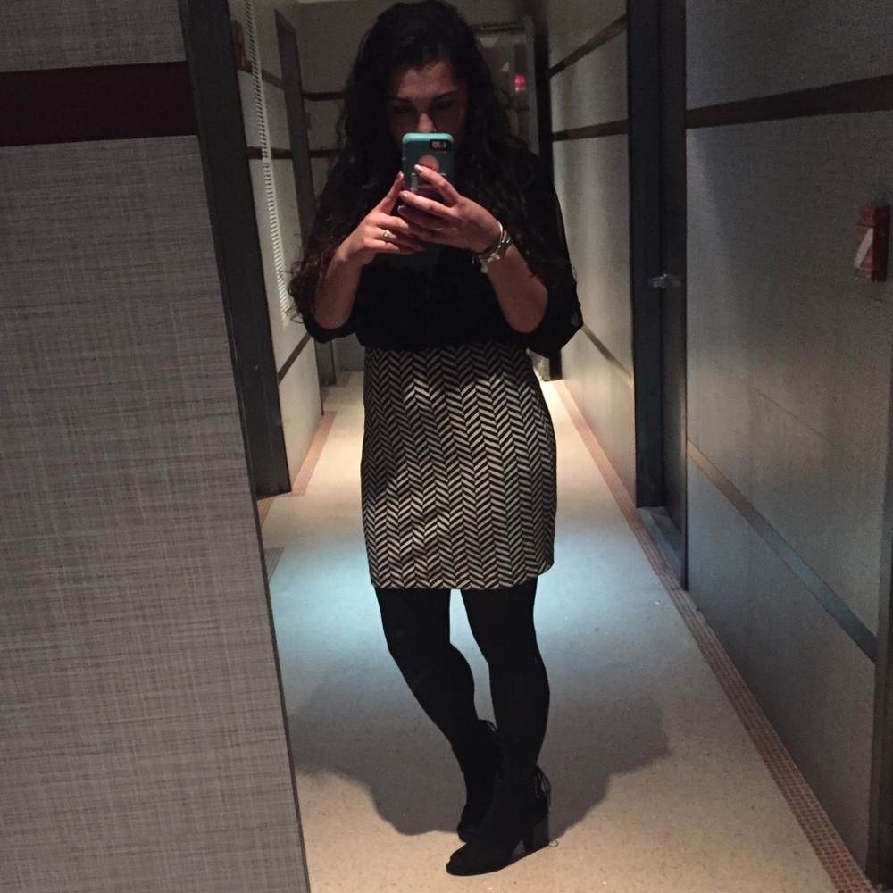 Cold shoulder professional dress